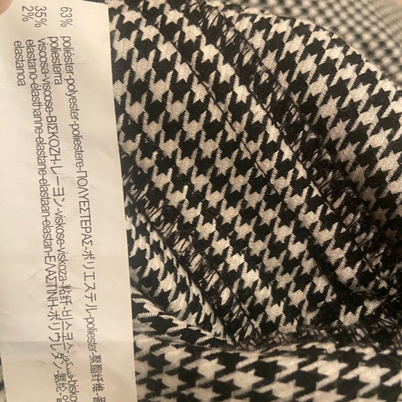 Zara Houndstooth Trousers - Picture 2 of 3